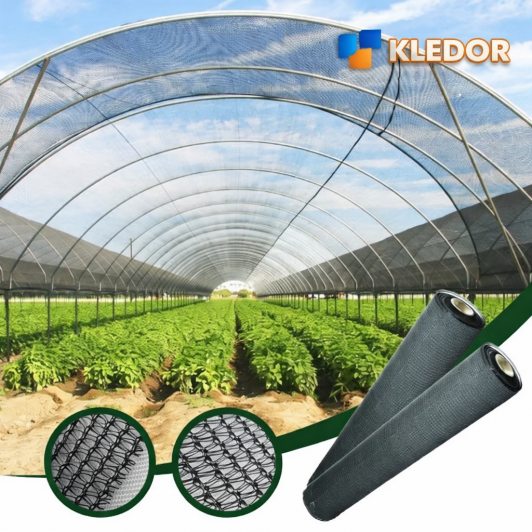 Plasa de umbrire verde inchis | densitate 40% – 2 m x 50 m | Protecție UV pentru grădină, sere etc