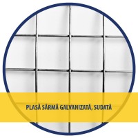 PLASA SARMA Zn SUDATA 1 x 10 M - 13 x 13 x 0.9 MM PLASA SARMA Zn SUDATA 1 x 10 M - 13 x 13 x 0.9 MM