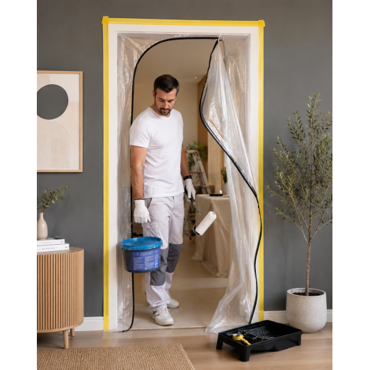 FOLIE PROTECTIE HDPE PT. USA, CU FERMOAR TIP 