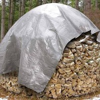 SET 3 BUCATI - Prelata cauciucata 3m x 4 m impermeabila, cu inele, densitate 175 G/MP, gri