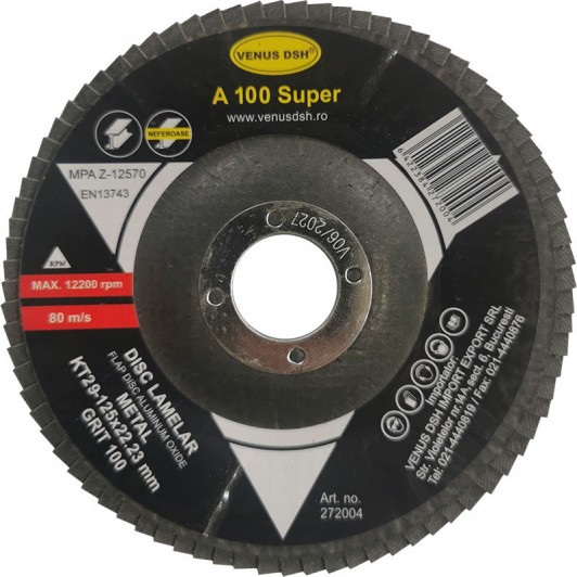 SET 5 BATI - DISC LAM. FRONTAL METAL KT29 - 125x22.23 MM, GR.100 SET 5 BATI - DISC LAM. FRONTAL METAL KT29 - 125x22.23 MM, GR.100