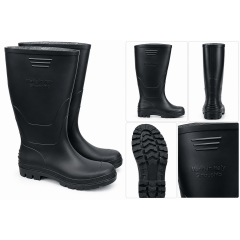 Cizme PVC inalte genunchi, negru, marimi 40, 41, 42, 43, 44 Cizme PVC inalte genunchi, negru, marimi 40, 41, 42, 43, 44