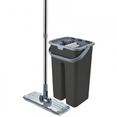 Set mop plat cu coada + galeata 8 L
