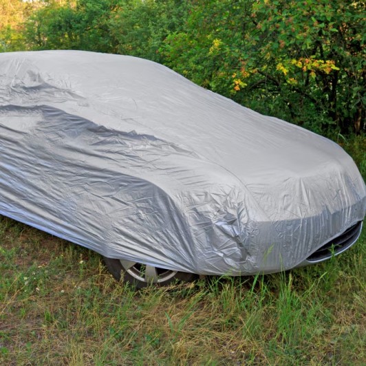 Prelata auto XL impermeabila, 3 Straturi, Protectie Grindina, Gri, 540 x 175 x 120 cm