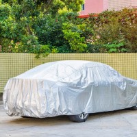 Prelata auto XL impermeabila, 3 Straturi, Protectie Grindina, Gri, 540 x 175 x 120 cm