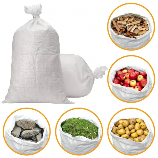 Set 50 saci rafie, reutilizabili, 60 x 100 cm Set 50 saci rafie, reutilizabili, 60 x 100 cm