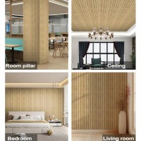 Set 5 panouri decorative autoadezive, tapet lambriu