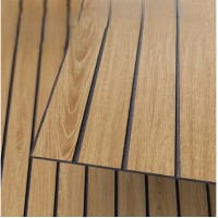 Set 5 panouri decorative autoadezive, tapet lambriu