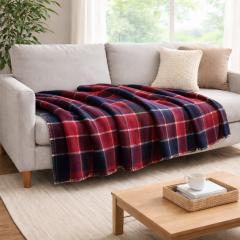 Patura pufoasa SERI LUNGI, moale si calduroasa, 130x160cm, ideala pentru canapea