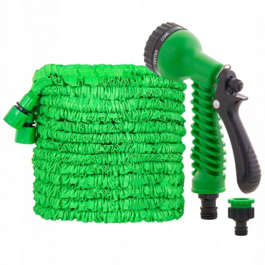 Set 2 x Furtun extensibil 60 Metri, include si pistol de udat Set 2 x Furtun extensibil 60 Metri, include si pistol de udat