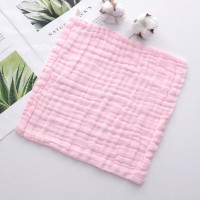 Prosop Absorbant pentru Bebelusi, 100% Bumbac, 6 Straturi, 30 x 30 cm, Roz