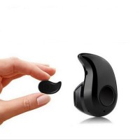 Mini casca Bluetooth 4.1, design picatura - Negru