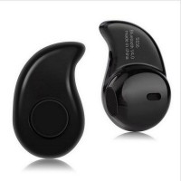 Mini casca Bluetooth 4.1, design picatura - Negru