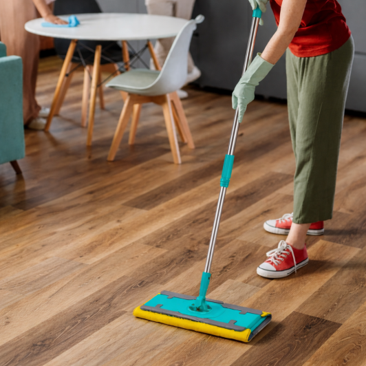 Mop plat, coada metalica telescopica, laveta universala microfibra