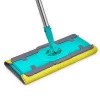 Mop plat, coada metalica telescopica, laveta universala microfibra