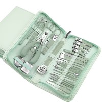 Set manichiura si pedichiura 16 piese, trusa portabila