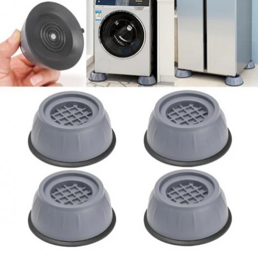 Picioruse universale antivibratie pentru masina de spalat, 4 bucati