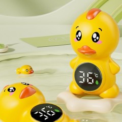 Termometru electronic LED pentru baie, plutitor, rezistent la apa, ratusca