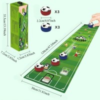 Covor de joaca strategica, fotbal, 1-4 Jucatori, 6 Mingi Incluse, + 5 Ani