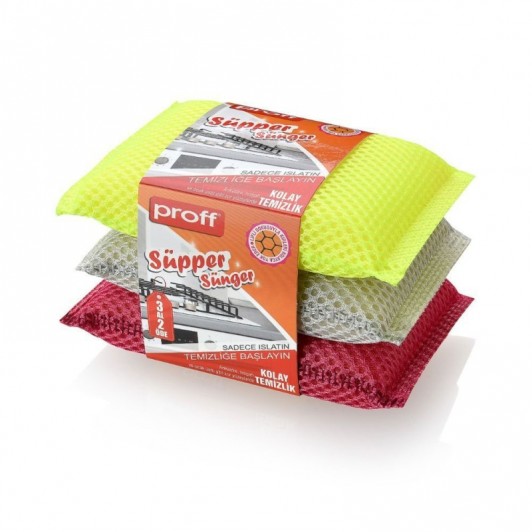 Set 3 bureti de vase universali Proff