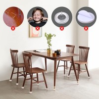 16 x Protectii silicon pentru mobila, mese, picioare scaun, podea, antialunecare