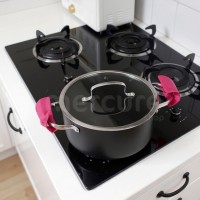 Set 2 Manere de Protectie anti-oparire termorezistente, pentru oale si tigai