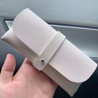 Toc elegant pentru ochelari, 17 x 8.5 cm, Alb