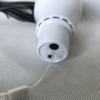 Bec portabil cu panou solar, pentru camping, 3.6V, 400 mAh, alb rece