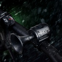 Claxon electric pentru bicicleta rezistent la apa, 120 db, negru