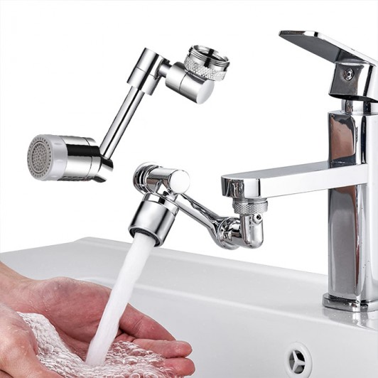 Extensie flexibila, aerator pentru robinet, rotire 1080 grade