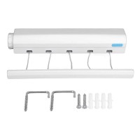 Uscator rufe retractabil de interior, 5 sarme de uscare, 3 m lungime