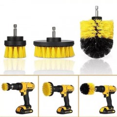 Set 3 perii pentru curatare, universale, cu adaptor pentru bormasina