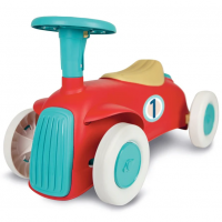 Masinuta prima mea masina, retro, cu sistem anti-rasturnare si claxon pe volan, 1-6 ani