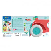 Masinuta prima mea masina, retro, cu sistem anti-rasturnare si claxon pe volan, 1-6 ani