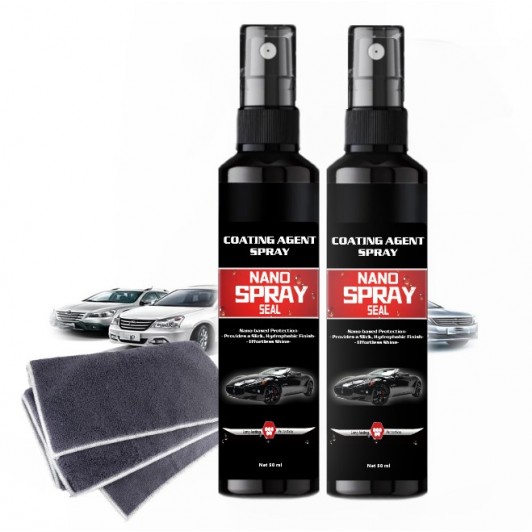 2 x Spray Nano pentru masina cu acoperire rapida, 50 ml fiecare