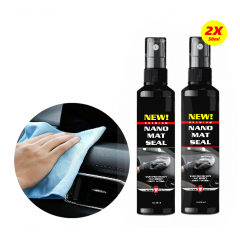 Nou! Silicon curatare auto interior cu efect mat, nu lasa urme de grasime, 2 x 50 ml