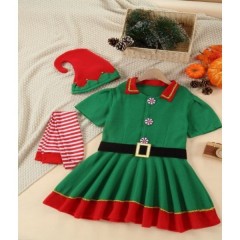 Costum spiridus pentru fetite, 1-3 ani