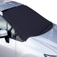 Husa parbriz auto, dimensiune 138 cm x 148 cm, culoare neagra