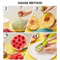 Dispozitiv multifunctional 3 in 1 pentru sculptarea fructelor Dispozitiv multifunctional 3 in 1 pentru sculptarea fructelor