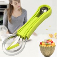 Dispozitiv multifunctional 3 in 1 pentru sculptarea fructelor Dispozitiv multifunctional 3 in 1 pentru sculptarea fructelor