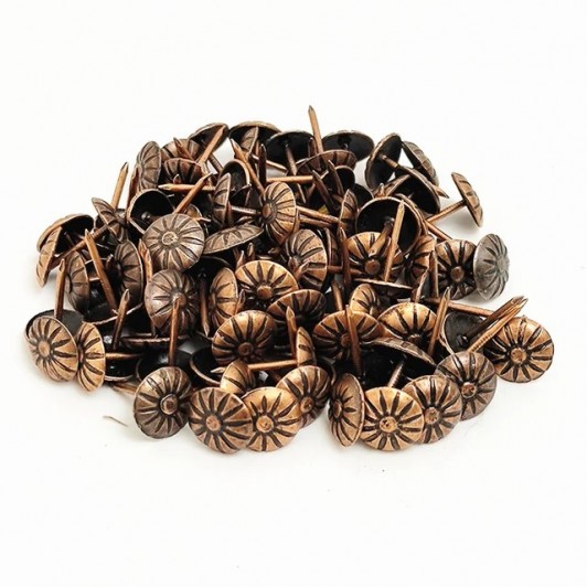 Pioneze decorative vintage, dimensiuni 12 x 1,35 x 20 MM, set 500 bucati Pioneze decorative vintage, dimensiuni 12 x 1,35 x 20 MM, set 500 bucati