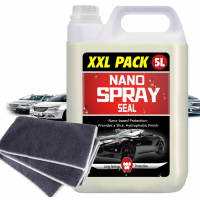 Pack 5L Spray Nano pentru masina cu acoperire rapida, calitate premium + spray + laveta de aplicare