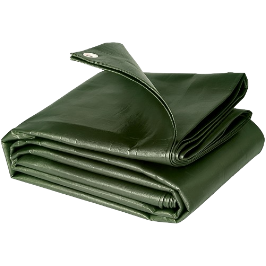 Prelata impermeabila 10 m X 15 m,  120 G/MP, cu inele pe margini