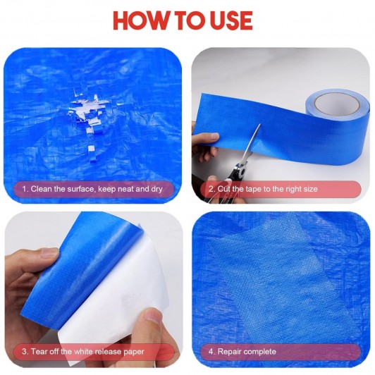 Banda pentru reparat prelate 50 mm x 10 m Banda pentru reparat prelate 50 mm x 10 m