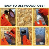 Banda butilica pentru reparatie acoperis, tevi, peretu, podele 15 cm x 10 m Banda butilica pentru reparatie acoperis, tevi, peretu, podele 15 cm x 10 m