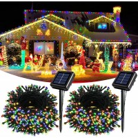 1 + 1 Gratis Instalatie solara 100 LED, exterior, Multicolor