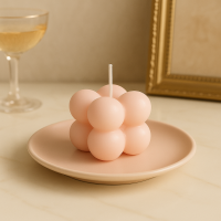 Set 20 Lumanari Sculpturale Bubble Luxe Pastel - Handmade din Ceara Naturala cu Arome Franceze Fine Set 20 Lumanari Sculpturale Bubble Luxe Pastel - Handmade din Ceara Naturala cu Arome Franceze Fine