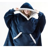 1+1 Gratis Patura cocolino tip hanorac, cu gluga, calduroasa si pufoasa. Marime universala 1+1 Gratis Patura cocolino tip hanorac, cu gluga, calduroasa si pufoasa. Marime universala