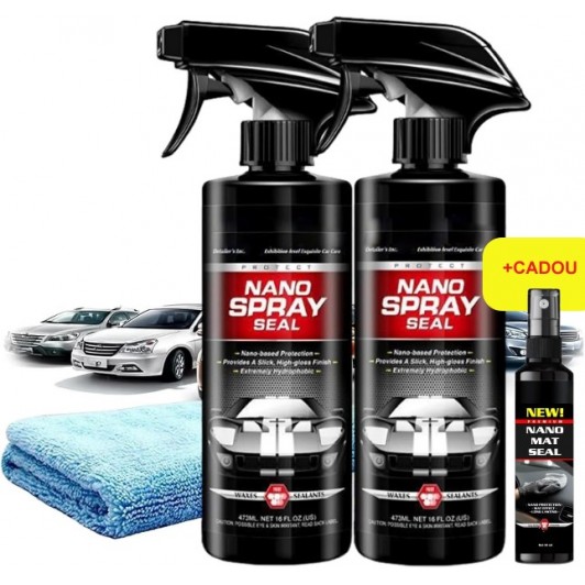 2 x Spray Nano 500 ml cu acoperire rapida + Cadou Nano MAT de interior 100 ml