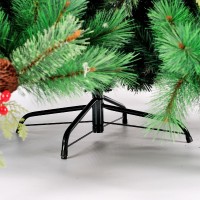 Brad Artificial de Craciun Bogat, 1.80 m inaltime, 774 ramuri, Premium, Verde + 56 conuri de pin Brad Artificial de Craciun Bogat, 1.80 m inaltime, 774 ramuri, Premium, Verde + 56 conuri de pin